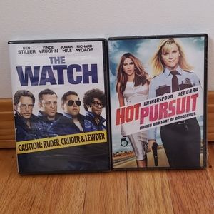 2 for$5 🚀NEW The Watch and Hot Pursuit DVD Box Discs